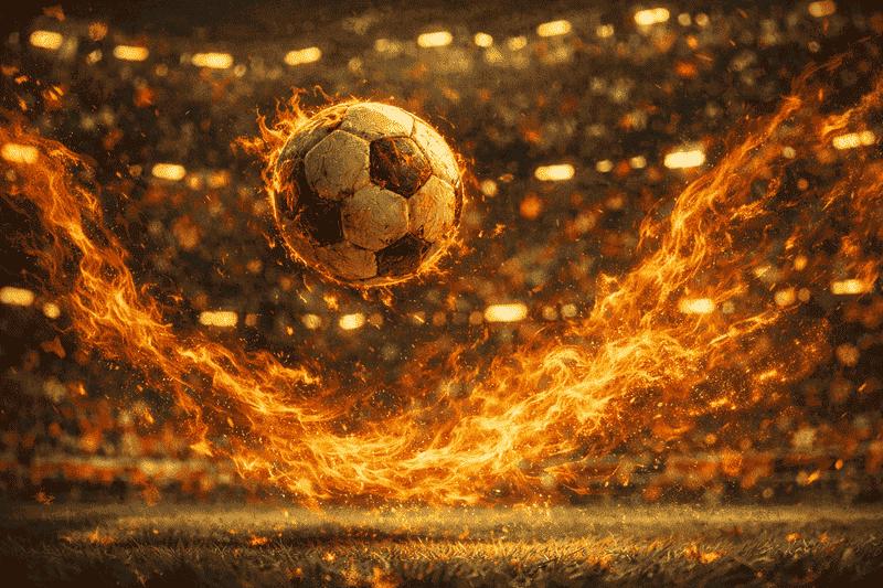 Recordes da Copa do Mundo que impressionam até hoje 3 Recordes da copa do mundo representados por bola em chamas no estádio